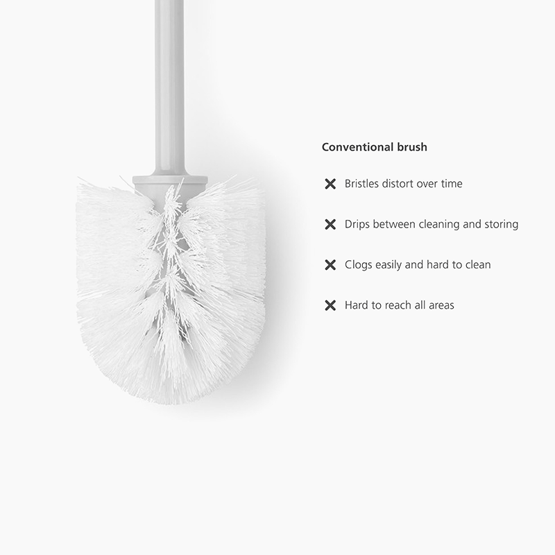 ชุดแปรงล้างสุขภัณฑ์พร้อมฐาน JOSEPH JOSEPH รุ่น FLEX 360 LITE สี WHITE N7000004